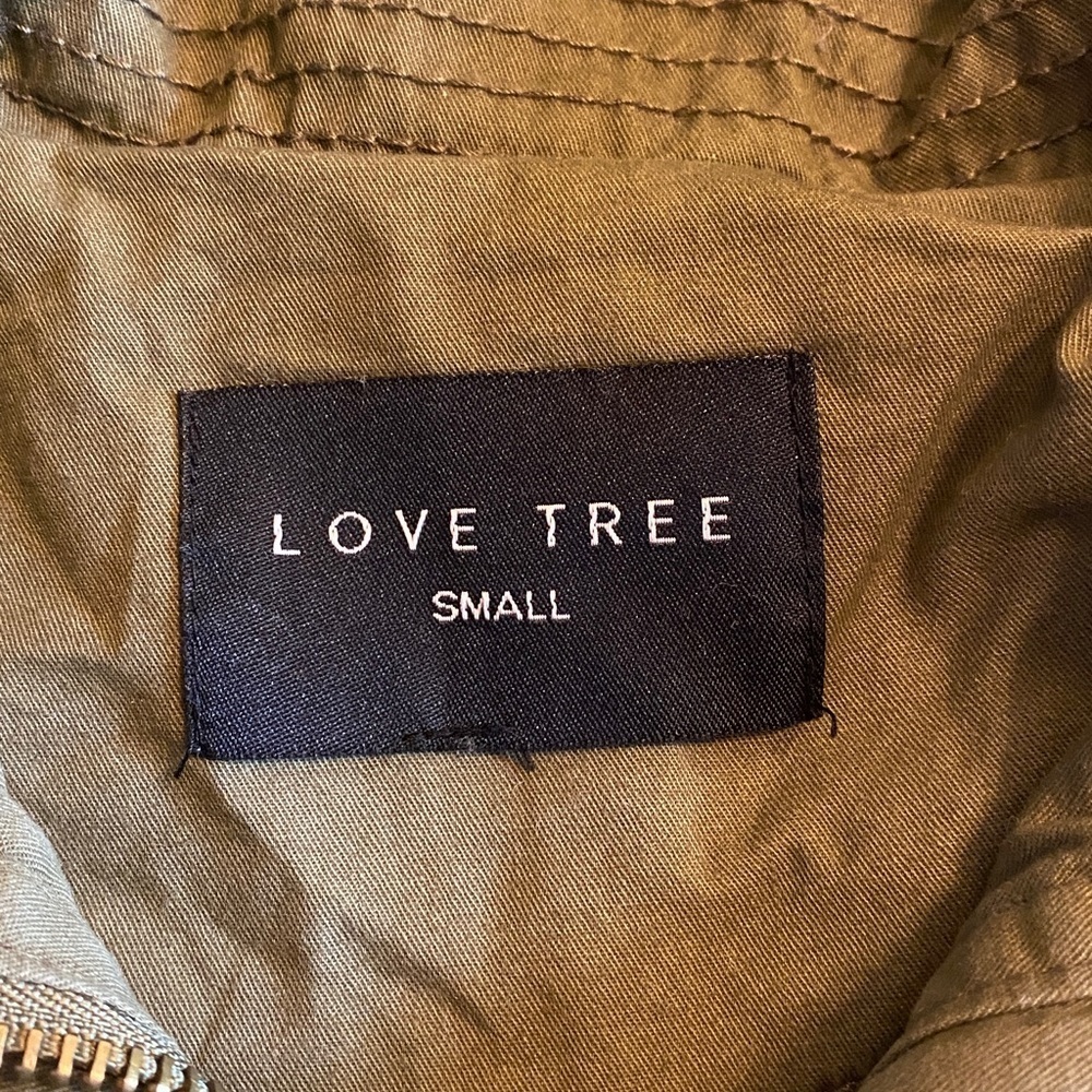 Love Tree Khaki Utility Jacket - Picture 4 of 15